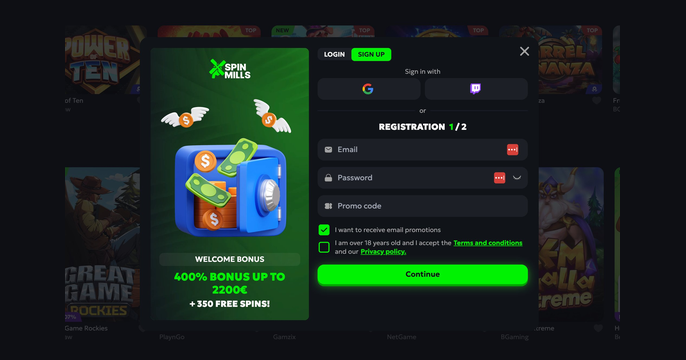 Spinmills Casino